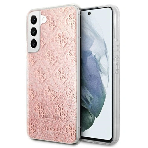 Kup Etui Guess GUHCS22MPCU4GLPI Samsung Galaxy S22+ Plus růžový/pink hardcase 4G Glitter - GUE1665PNK - {ean13} - Sklep Home Screen