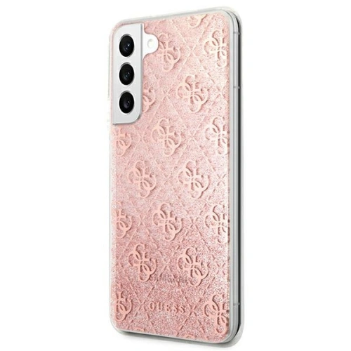 Kup Etui Guess GUHCS22MPCU4GLPI Samsung Galaxy S22+ Plus różowy/pink hardcase 4G Glitter - GUE1665PNK - {ean13} - Sklep Home Screen