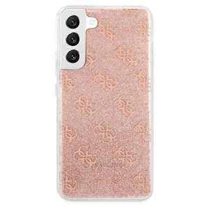 Etui Guess GUHCS22MPCU4GLPI Samsung Galaxy S22+ Plus różowy/pink hardcase 4G Glitter