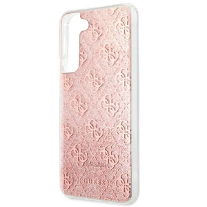 Etui Guess GUHCS22MPCU4GLPI Samsung Galaxy S22+ Plus różowy/pink hardcase 4G Glitter