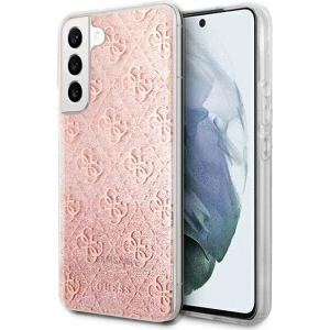 Kup Etui Guess GUHCS22SPCU4GLPI Samsung Galaxy S22 roz/roz cu glitter hardcase 4G - GUE1666PNK - {ean13} - Sklep Home Screen