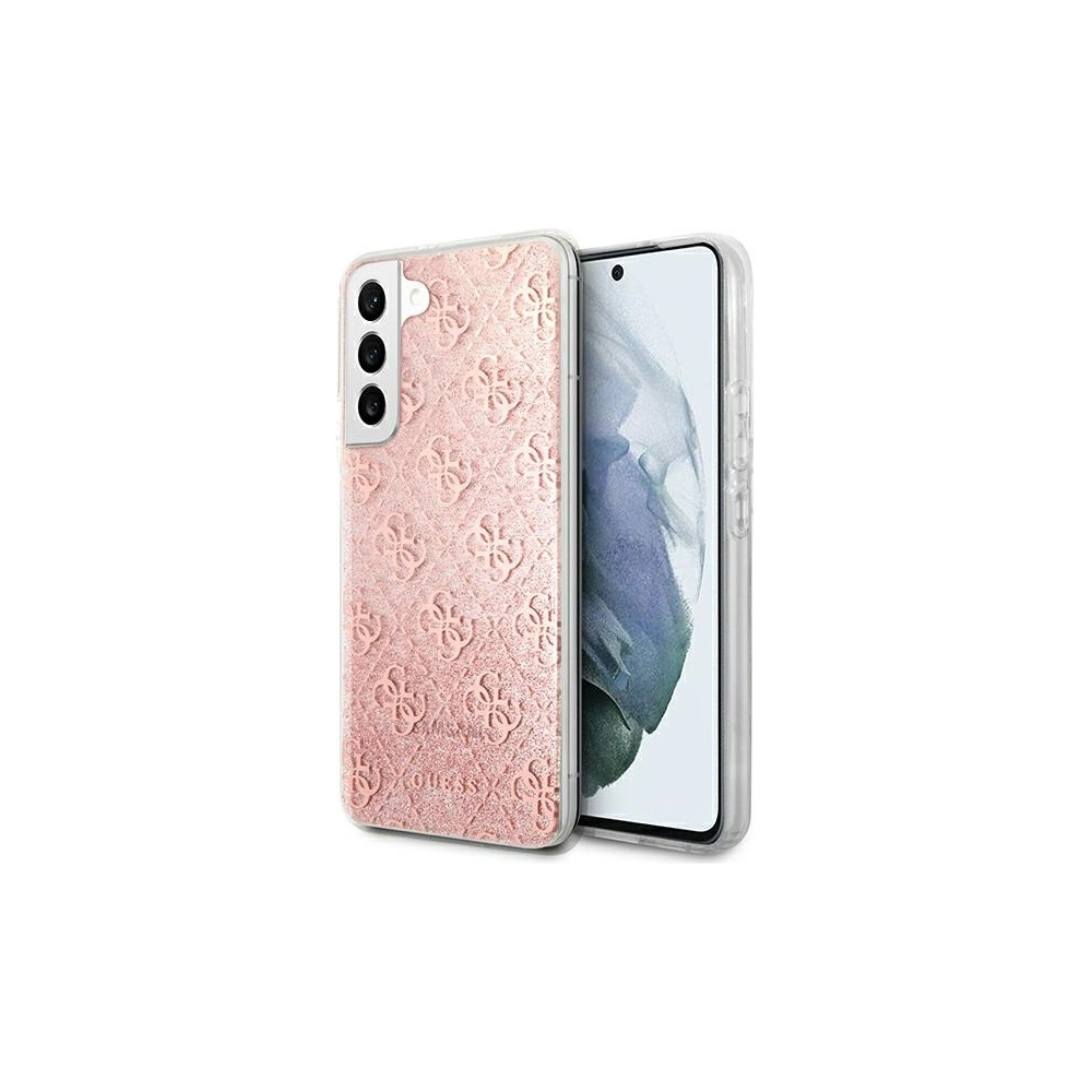 Etui Guess GUHCS22SPCU4GLPI Samsung Galaxy S22 różowy/pink hardcase 4G ...
