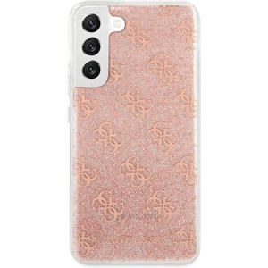 Kup Etui Guess GUHCS22SPCU4GLPI Samsung Galaxy S22 roz/roz cu glitter hardcase 4G - GUE1666PNK - {ean13} - Sklep Home Screen