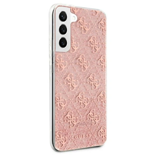 Kup Etui Guess GUHCS22SPCU4GLPI Samsung Galaxy S22 růžový/pink hardcase 4G Glitter - GUE1666PNK - {ean13} - Sklep Home Screen