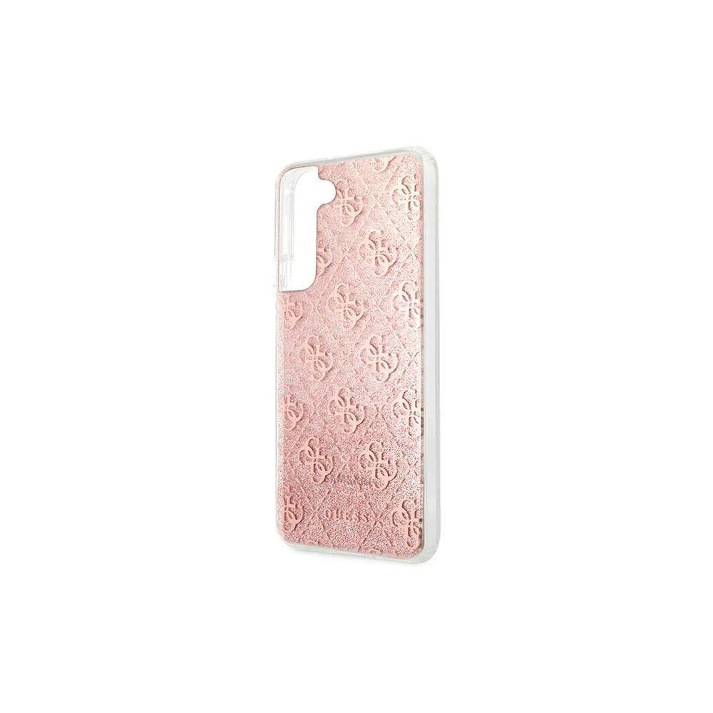 Etui Guess GUHCS22SPCU4GLPI Samsung Galaxy S22 różowy/pink hardcase 4G Glitter