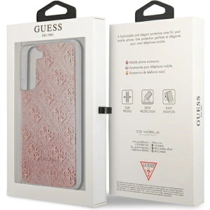 Kup Etui Guess GUHCS22SPCU4GLPI Samsung Galaxy S22 roz/roz cu glitter hardcase 4G - GUE1666PNK - {ean13} - Sklep Home Screen