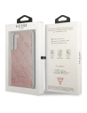 Kup Etui Guess GUHCS22SPCU4GLPI Samsung Galaxy S22 růžový/pink hardcase 4G Glitter - GUE1666PNK - {ean13} - Sklep Home Screen
