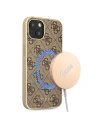 Etui Guess GUHMP13MG4GB Apple iPhone 13 hnědý/brown tvrdý obal 4G Collection MagSafe