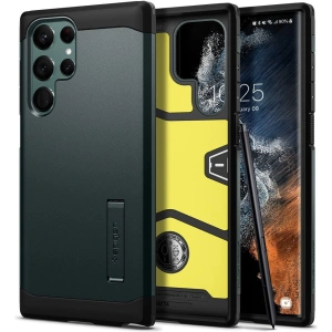 Kup Case Spigen Tough Armor Samsung Galaxy S22 Ultra Abyssgrün - SPN2204ABYGRN - {ean13} - Sklep Home Screen