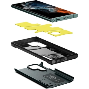 Kup Etui Spigen Tough Armor Samsung Galaxy S22 Ultra Abyss Green - SPN2204ABYGRN - {ean13} - Sklep Home Screen