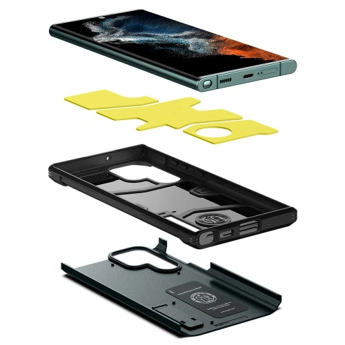 Kup Case Spigen Tough Armor Samsung Galaxy S22 Ultra Abyssgrün - SPN2204ABYGRN - {ean13} - Sklep Home Screen