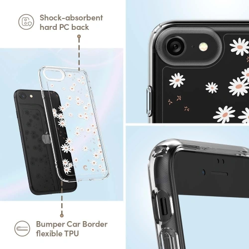 Kup Case Spigen Cyrill Cecile Apple iPhone SE 2022/SE 2020/8/7 Weiße Daisy - SPN2206WHTDAI - {ean13} - Sklep Home Screen