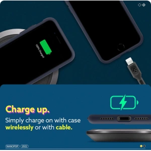 Etui Caseology Nano Pop Apple iPhone SE 2022/SE 2020/8/7 Modroborůvková námořnická