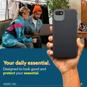 Etui Caseology Nano Pop Apple iPhone SE 2022/SE 2020/8/7 Černé sezamové