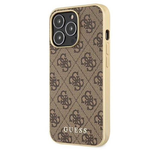 Kup Etui Guess GUHMP13XG4GB Apple iPhone 13 Pro Max brązowy/brown hard case 4G Collection MagSafe - GUE1669BR - {ean13} - Sklep Home Screen