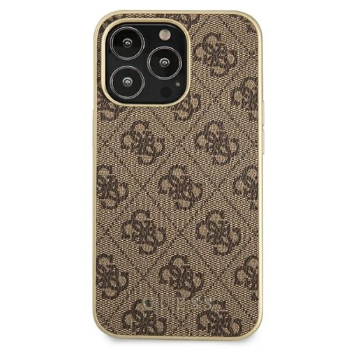 Kup Etui Guess GUHMP13XG4GB Apple iPhone 13 Pro Max brązowy/brown hard case 4G Collection MagSafe - GUE1669BR - {ean13} - Sklep Home Screen