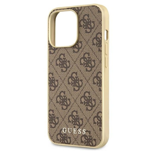 Kup Etui Guess GUHMP13XG4GB Apple iPhone 13 Pro Max brązowy/brown hard case 4G Collection MagSafe - GUE1669BR - {ean13} - Sklep Home Screen