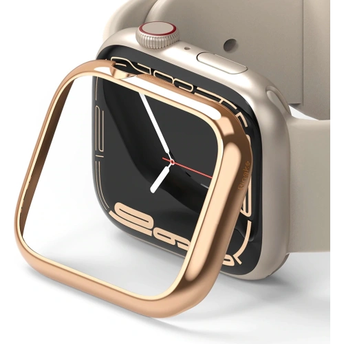 Kup Nakladă Ringke Bezel Styling Apple Watch 4/5/6/7/8/9/SE 44/45mm oțel inoxidabil AW7-45-02 Glossy Gold - RGK1586GGLD - {ean13} - Sklep Home Screen