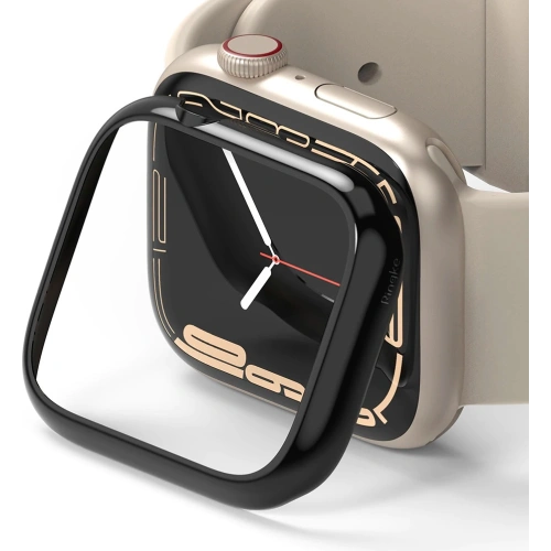 Kup Nakladă Ringke Bezel Styling Apple Watch 4/5/6/7/SE/8/9 40/41mm oțel inoxidabil AW7-41-03 Negru Lucios - RGK1585GBLK - {ean13} - Sklep Home Screen
