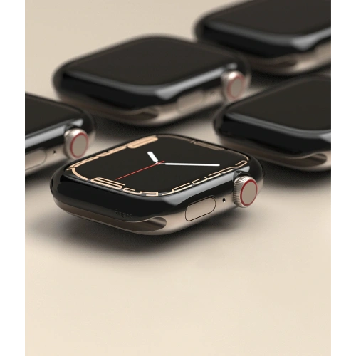 Kup Nakladă Ringke Bezel Styling Apple Watch 4/5/6/7/SE/8/9 40/41mm oțel inoxidabil AW7-41-03 Negru Lucios - RGK1585GBLK - {ean13} - Sklep Home Screen