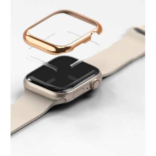 Kup Nakladă Ringke Bezel Styling Apple Watch 4/5/6/7/8/9/SE 44/45mm oțel inoxidabil AW7-45-02 Glossy Gold - RGK1586GGLD - {ean13} - Sklep Home Screen