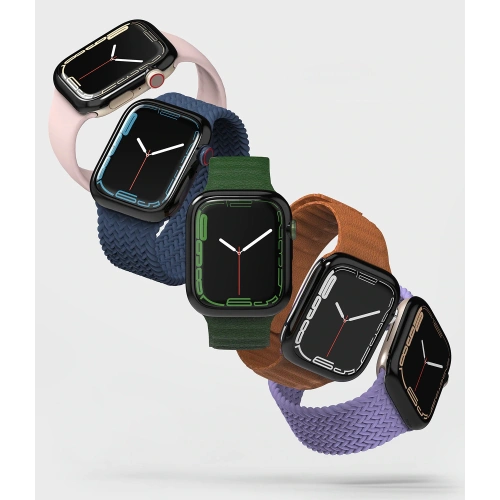 Kup Nakladă Ringke Bezel Styling Apple Watch 4/5/6/7/SE/8/9 40/41mm oțel inoxidabil AW7-41-03 Negru Lucios - RGK1585GBLK - {ean13} - Sklep Home Screen