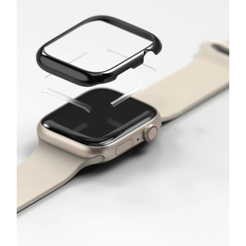 Kup Nakladă Ringke Bezel Styling Apple Watch 4/5/6/7/SE/8/9 40/41mm oțel inoxidabil AW7-41-03 Negru Lucios - RGK1585GBLK - {ean13} - Sklep Home Screen