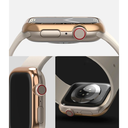 Kup Nakladă Ringke Bezel Styling Apple Watch 4/5/6/7/8/9/SE 44/45mm oțel inoxidabil AW7-45-02 Glossy Gold - RGK1586GGLD - {ean13} - Sklep Home Screen