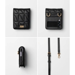 Kup Etui Ringke Folio Signature Quilted Samsung Galaxy Z Flip 3 Black - RGK1583BLK - {ean13} - Sklep Home Screen