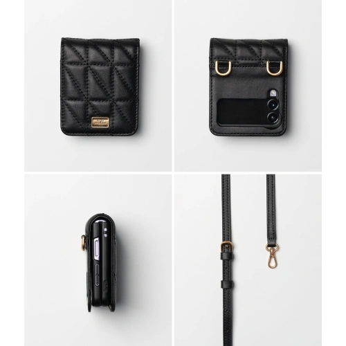 Kup Case Ringke Folio Signature Quilted Samsung Galaxy Z Flip 3 Schwarz - RGK1583BLK - {ean13} - Sklep Home Screen
