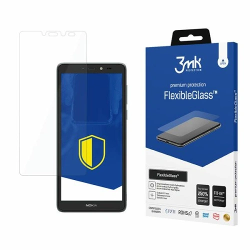 Kup Hybriertes Glas 3MK FlexibleGlass Nokia C2 2. Auflage - 3MK2887 - {ean13} - Sklep Home Screen