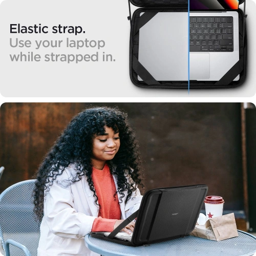 Kup Etui Spigen Rugged Armor Pouch Pro Laptop 13-14 palců Černé - SPN2209BLK - {ean13} - Sklep Home Screen