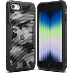 Kup Case Ringke Fusion-X Apple iPhone SE 2022/SE 2020/8/7 Camo (Moro) Schwarz - RGK1558CBLK - {ean13} - Sklep Home Screen