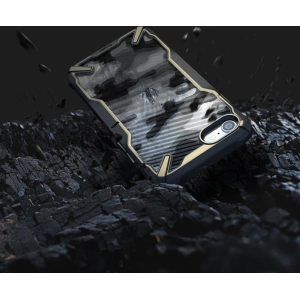 Kup Case Ringke Fusion-X Apple iPhone SE 2022/SE 2020/8/7 Camo (Moro) Schwarz - RGK1558CBLK - {ean13} - Sklep Home Screen