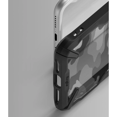 Kup Case Ringke Fusion-X Apple iPhone SE 2022/SE 2020/8/7 Camo (Moro) Schwarz - RGK1558CBLK - {ean13} - Sklep Home Screen
