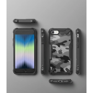 Kup Case Ringke Fusion-X Apple iPhone SE 2022/SE 2020/8/7 Camo (Moro) Schwarz - RGK1558CBLK - {ean13} - Sklep Home Screen