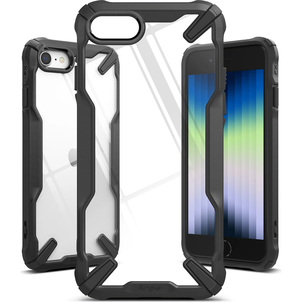 Etui Ringke Fusion-X Apple iPhone SE 2022/SE 2020/8/7 Black