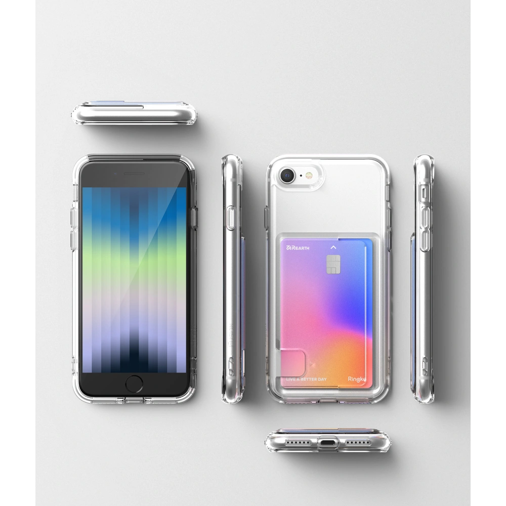 Etui Ringke Fusion Card Apple iPhone SE 2022/SE 2020/8/7 Clear