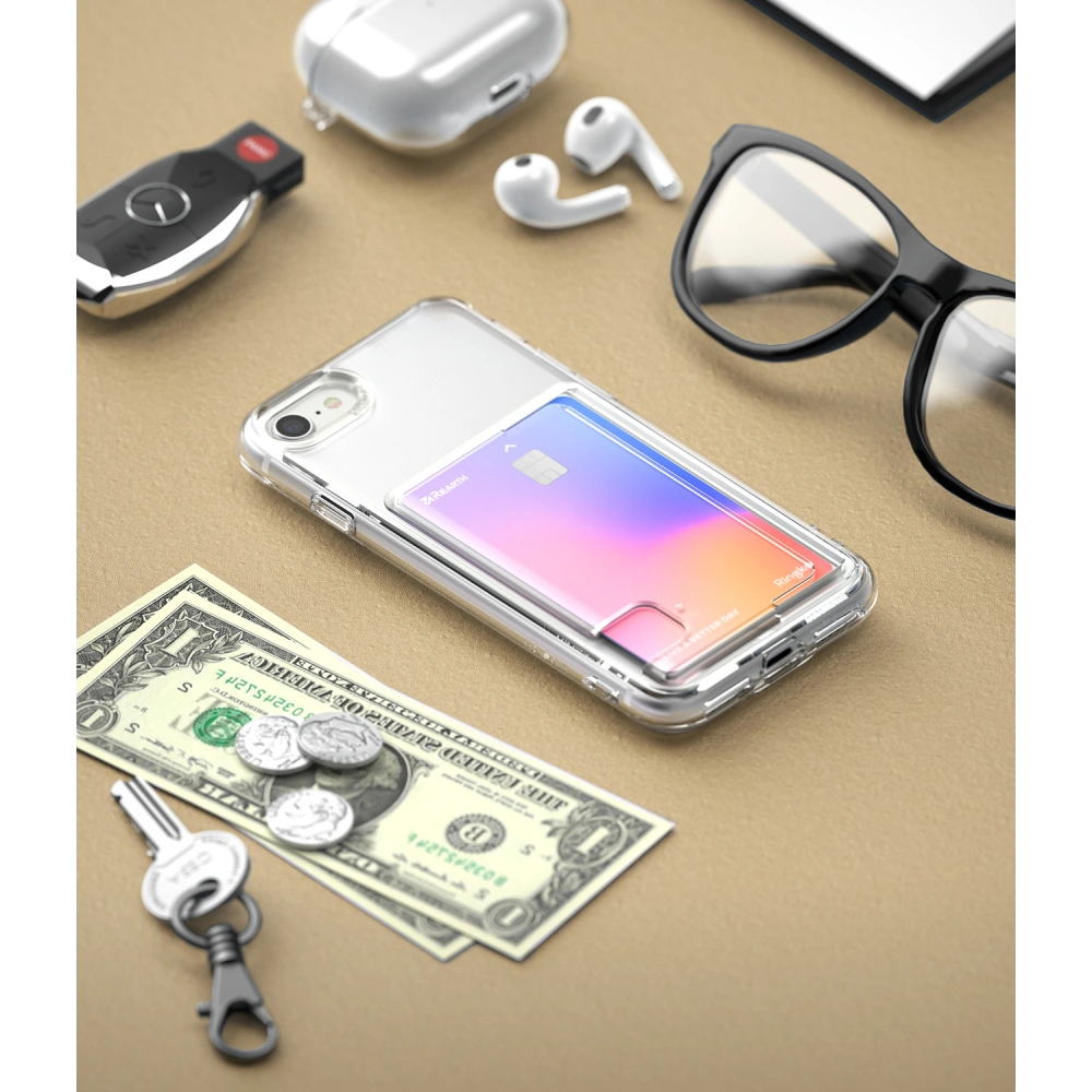 Etui Ringke Fusion Card Apple iPhone SE 2022/SE 2020/8/7 Clear