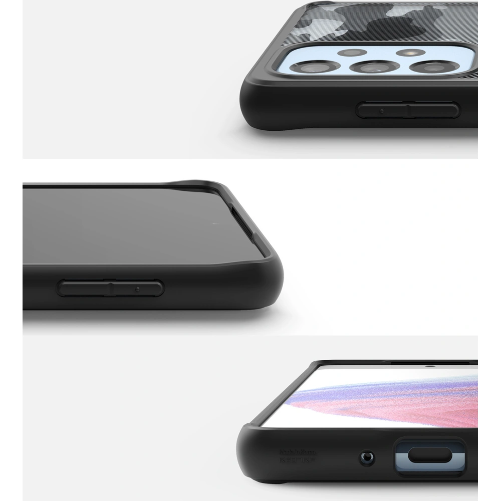 Etui Ringke Fusion Samsung Galaxy A53 5G Matte Camo (Moro) Black