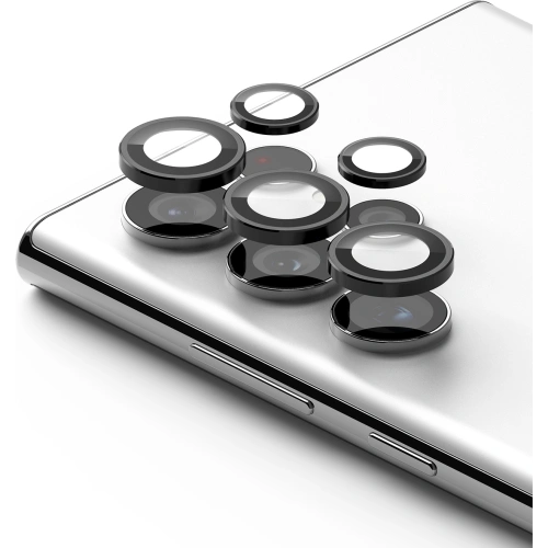 Kup Edzett üveg Ringke fényképezőgép lencse keret üveg Samsung Galaxy S22 Ultra Fekete - RGK1573BLK - {ean13} - Sklep Home Screen