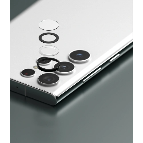Kup Gehärtetes Glas für Ringke Kameraobjektivrahmen-Glas Samsung Galaxy S22 Ultra Schwarz - RGK1573BLK - {ean13} - Sklep Home Screen