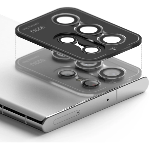 Kup Sticlă călită pentru aparat Ringke Camera Lens Frame Glass Samsung Galaxy S22 Ultra Negru - RGK1573BLK - {ean13} - Sklep Home Screen