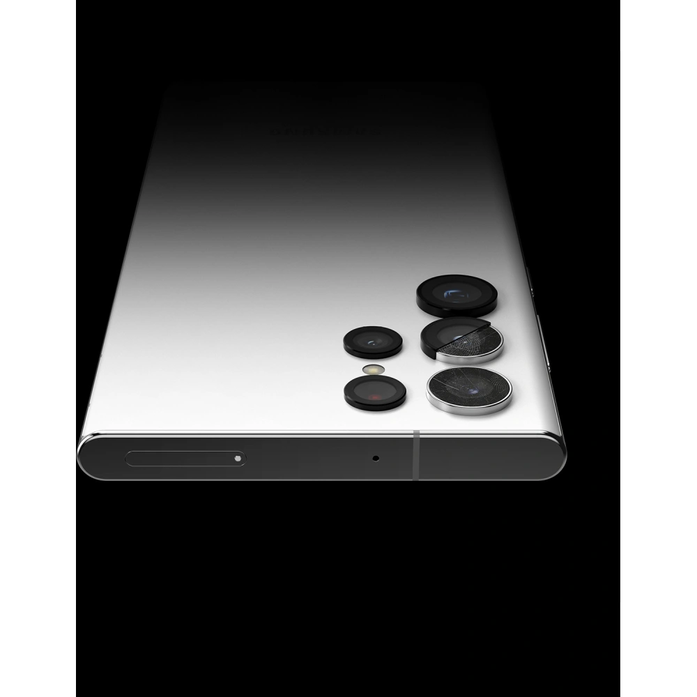 Szkło hartowane na aparat Ringke Camera Lens Frame Glass Samsung Galaxy S22 Ultra Black