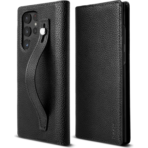 Kup Etui Ringke Folio Signature EZ Strap Samsung Galaxy S22 Ultra Black - RGK1574BLK - {ean13} - Sklep Home Screen