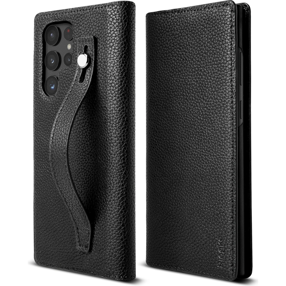 Etui Ringke Folio Signature EZ Strap Samsung Galaxy S22 Ultra Black