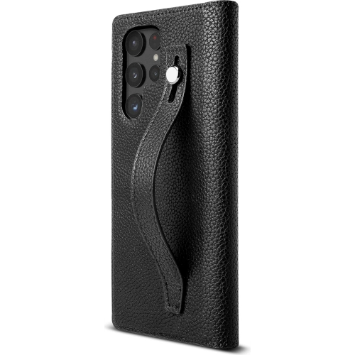 Kup Etui Ringke Folio Signature EZ Strap Samsung Galaxy S22 Ultra Fekete - RGK1574BLK - {ean13} - Sklep Home Screen