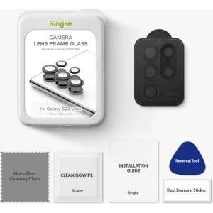 Ringke Camera Lens Frame Glass Samsung Galaxy S22 Ultra Black