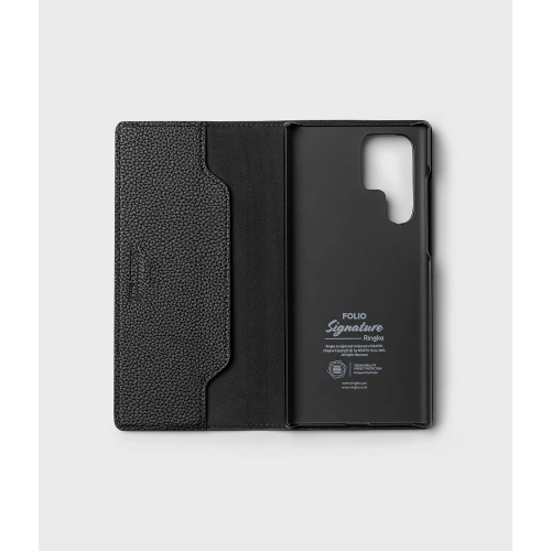 Kup Etui Ringke Folio Signature EZ Strap Samsung Galaxy S22 Ultra Black - RGK1574BLK - {ean13} - Sklep Home Screen