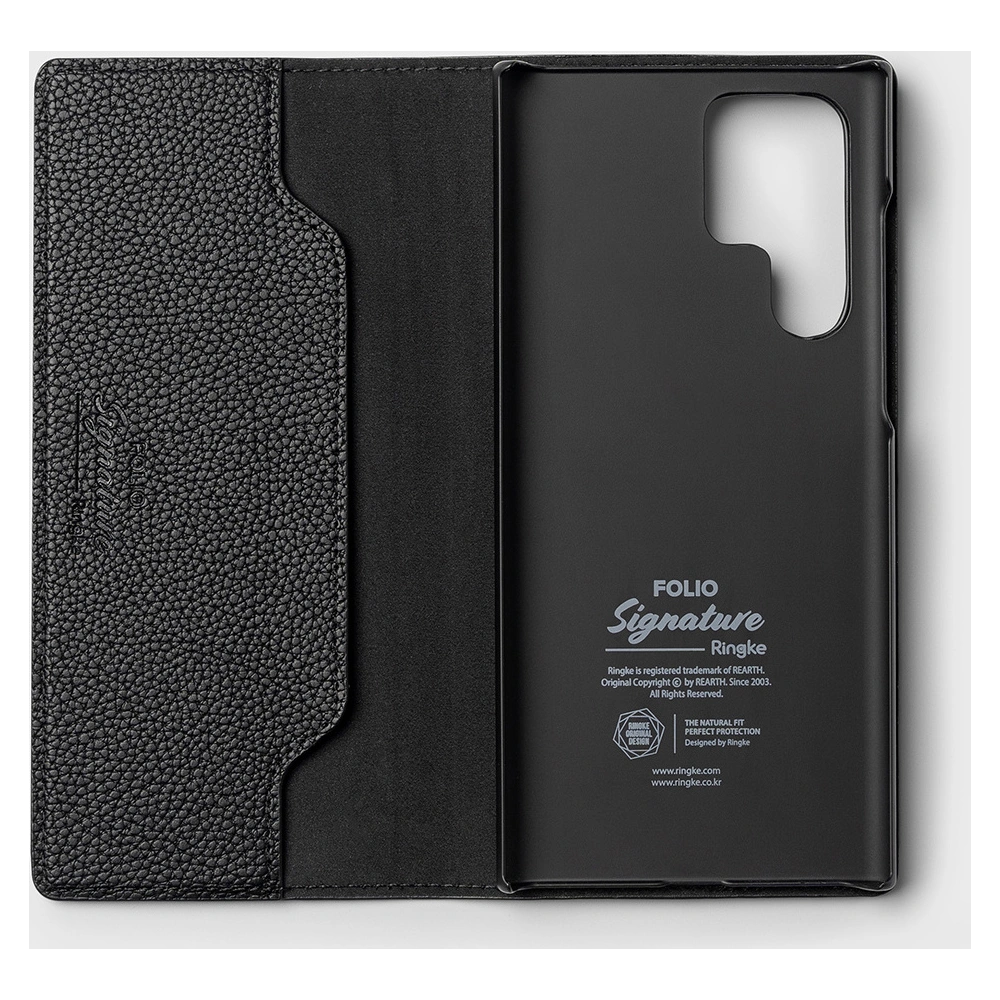 Etui Ringke Folio Signature EZ Strap Samsung Galaxy S22 Ultra Black